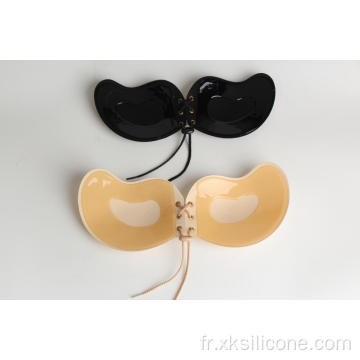 Soutien-gorge auto-adhésif en silicone Soutiens-gorge invisibles